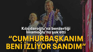 Kılıçdaroğlu’na benzerliği İmamoğlu’nu şok etti “Cumhurbaşkanım beni izliyor sandım”